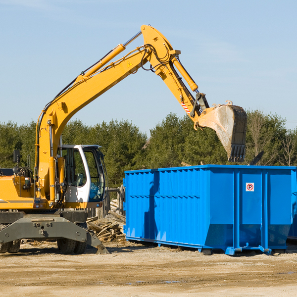 can i rent a residential dumpster for a construction project in Big Springs West Virginia